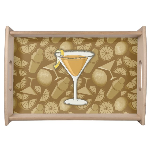 Sidecar cocktail serving tray (Front)