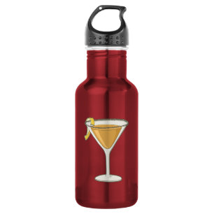 Sidecar cocktail stainless steel water bottle