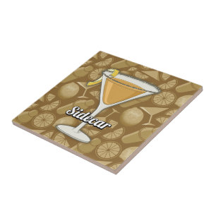 Sidecar cocktail tile
