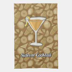 Sidecar cocktail towel