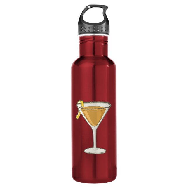 Sidecar cocktail water bottle (Front)