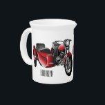 Sidecar motorcycle cartoon illustration  beverage pitcher<br><div class="desc">Sidecar motorcycle cartoon illustration</div>