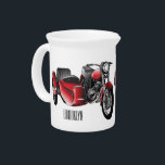 Sidecar motorcycle cartoon illustration  beverage pitcher<br><div class="desc">Sidecar motorcycle cartoon illustration</div>