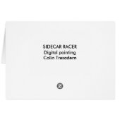 SIDECAR RACER CARDS (Back Horizontal)