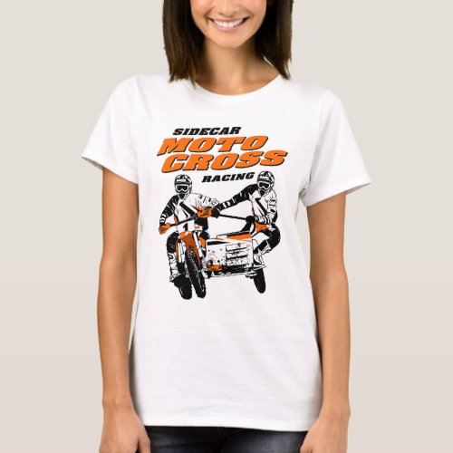 Sidecarcross Side Car Moto Cross T_Shirt