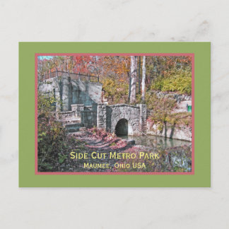 "SIDECUT METROPARK/MAUMEE,OHIO USA" POSTCARD