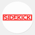 Sidekick Stamp Classic Round Sticker