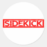 Sidekick Stamp Classic Round Sticker