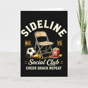 Sideline Social Club Cheer Snack Repeat Soccer Mom Card