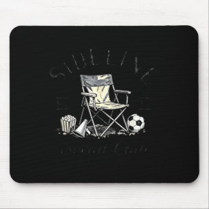 Sideline Social Club Cheer Snack Repeat Soccer Mom Mouse Pad