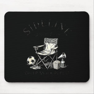 Sideline Social Club Cheer Snack Repeat Soccer Mom Mouse Pad