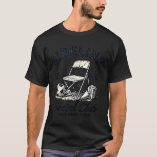 Sideline Social Club Cheer Snack Repeat Soccer Mom T-Shirt