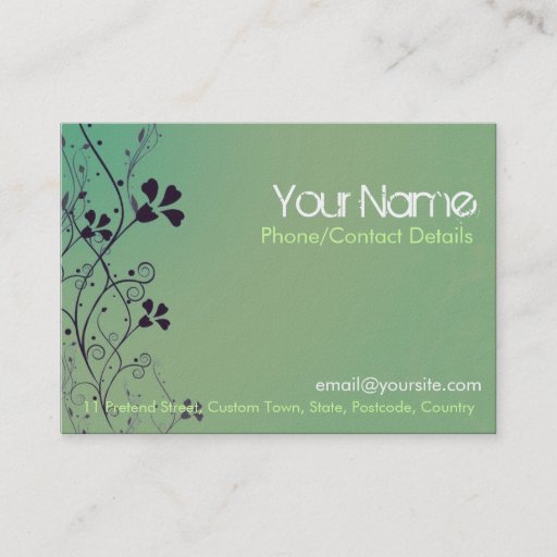 Customizable SideSweet Big Business Card