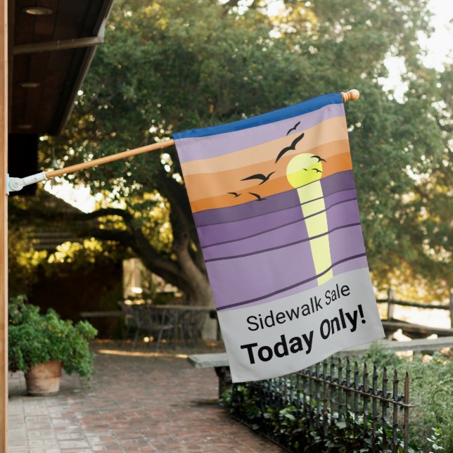 Sidewalk Sale · Today Only House Flag (In SItu)