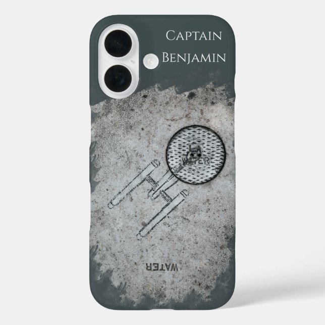 Sidewalk Spaceship Surprise Design Case-Mate iPhone Case (Back)