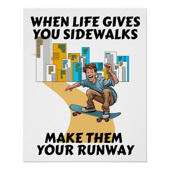 Sidewalks to Runways Poster (Front)
