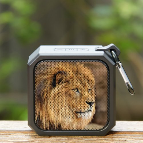 Sideway Lion Photo Image Bluetooth Speaker
