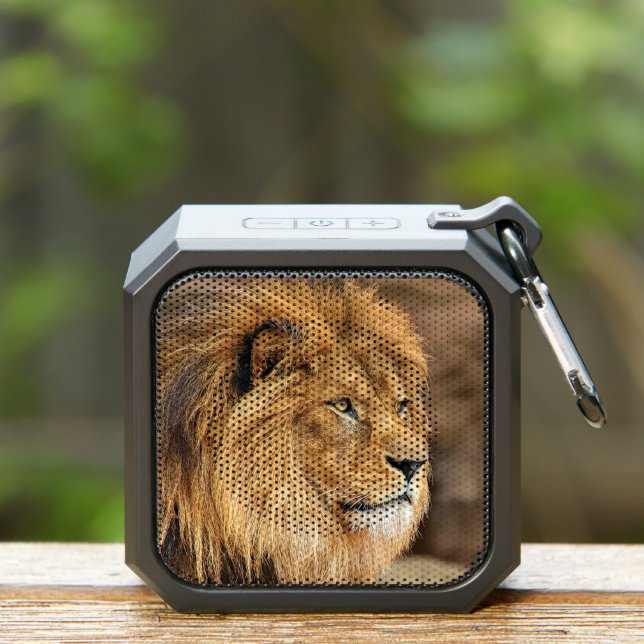 Sideway Lion Photo Image Bluetooth Speaker (Insitu(Outdoor))