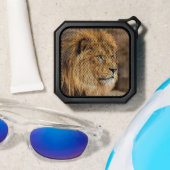 Sideway Lion Photo Image Bluetooth Speaker (Insitu(Beach))