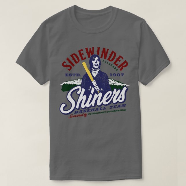 Sidewinder Shiners Baseball T-Shirt (Design Front)