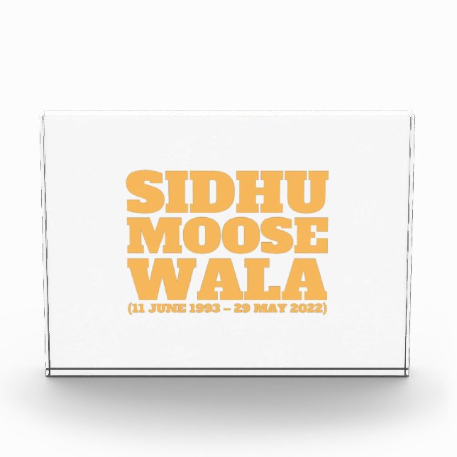 Sidhu Moose Wala 1993-2022  Photo Block