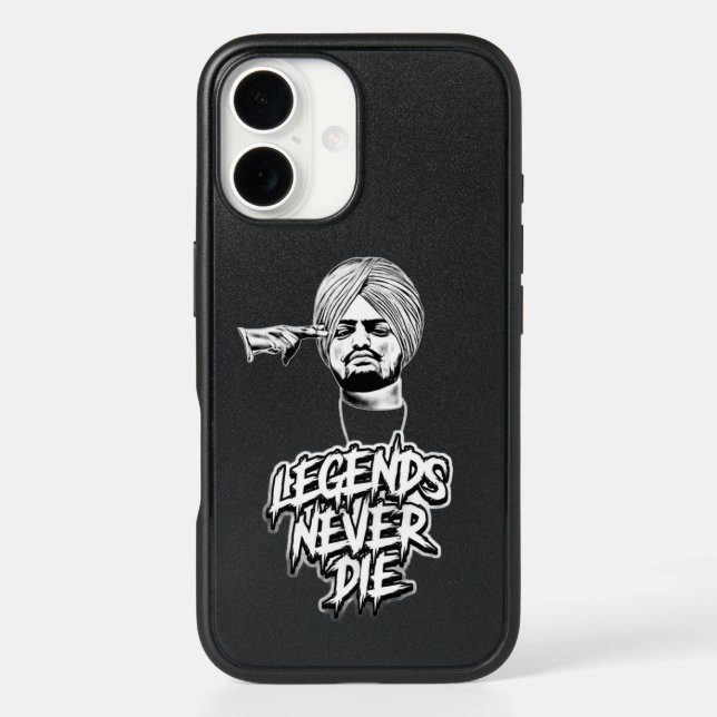 Sidhu Moose wala Punjabi Icon Tribute Phone Case (Back)