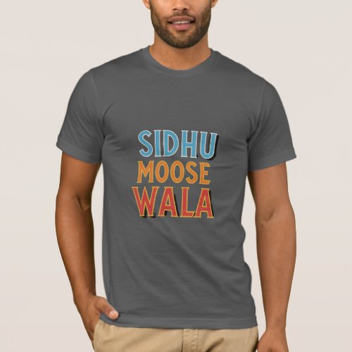  Sidhu Moose Wala Punjabi Singer T_Shirt