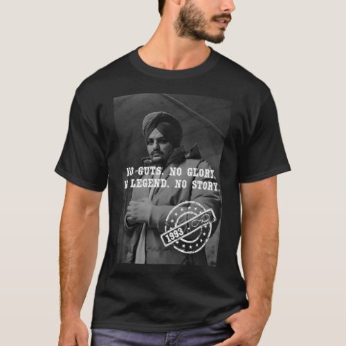 sidhu moose wala sticker Classic T_Shirt