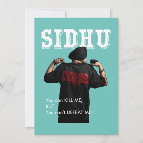 Sidhu Moosewala Desi Merch Punjabi  Pullover  Invitation