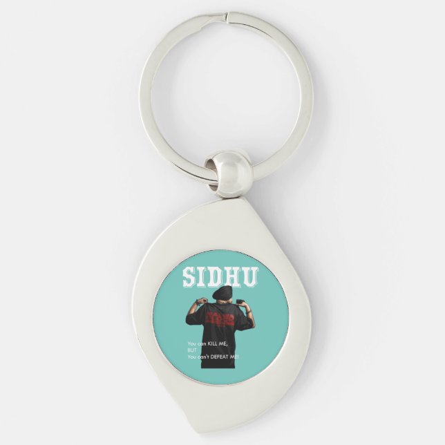 Sidhu Moosewala Desi Merch Punjabi  Pullover  Keychain (Front)