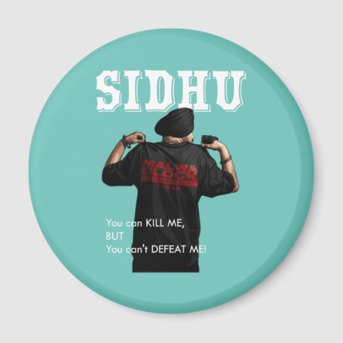 Sidhu Moosewala Desi Merch Punjabi  Pullover  Magnet