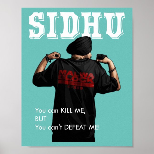 Sidhu Moosewala Desi Merch Punjabi  Pullover  Poster (Front)