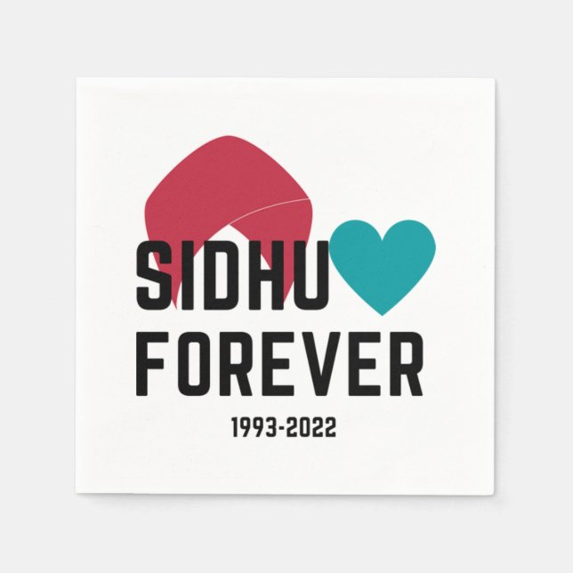 Sidhu moosewala love forever napkins (Front)