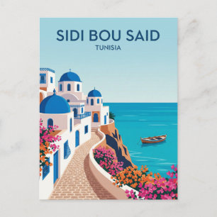Sidi Bou Said Tunisia Postcard