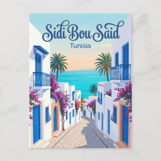 Sidi Bou Said Tunisia Postcard