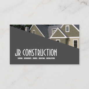 SIDING WINDOWS DOORS ROOFING INSULATION BUSINE BUSINESS CARD