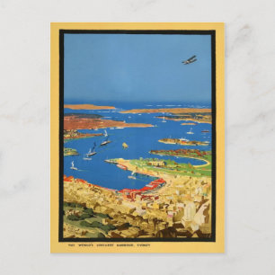 Sidney Harbor Postcard