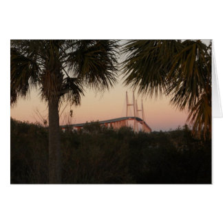 Sidney Lanier Bridge at Sunset Cards