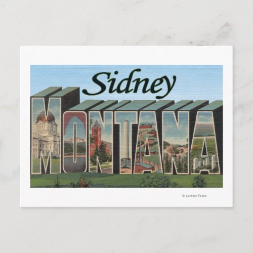 Sidney Montana Postcard