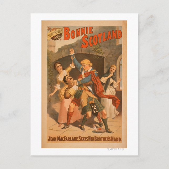 Sidney R. Ellis' Bonnie Scotland Scottish Play 2 Postcard (Front)