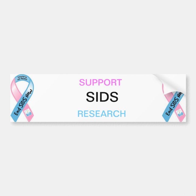 SIDS AWARENESS BUMPER STICKER (Front)