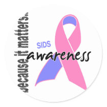 SIDS Awareness Classic Round Sticker