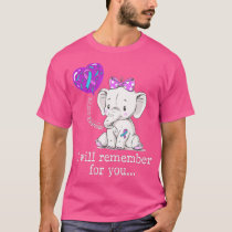 SIDS Awareness Elephant  T-Shirt