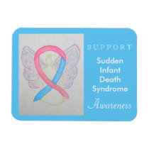 SIDS Awareness Ribbon Angel Custom Magnet