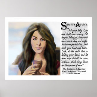 Siduri's Advice Poster