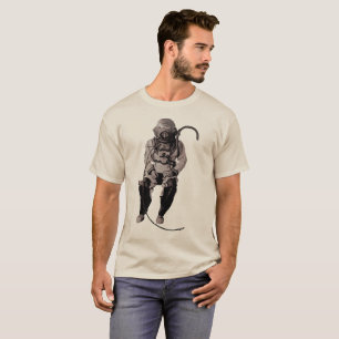 Siebe Gorman Diver with Diving Helmet T-Shirt