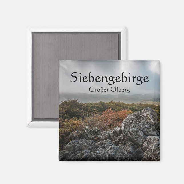 Siebengebirge Souvenir Magnet (Front/Back)