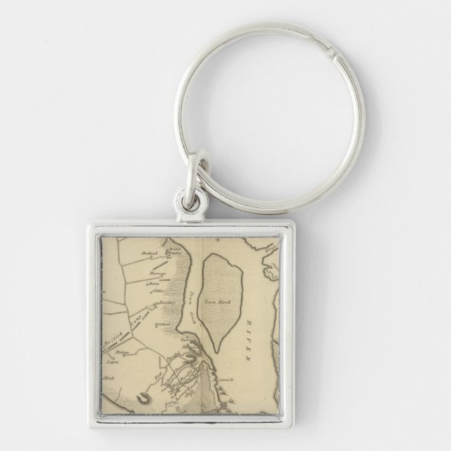 Siege of Charleston in S Carolina Keychain (Front)