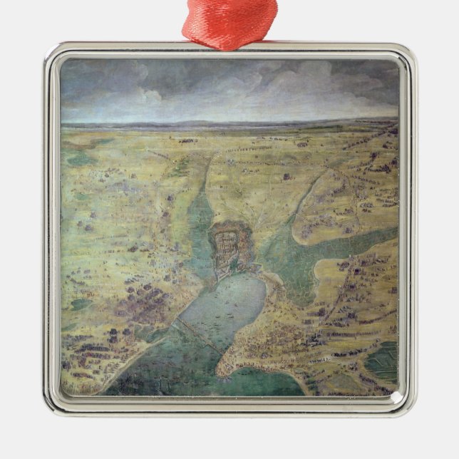 Siege of La Rochelle Metal Ornament (Front)