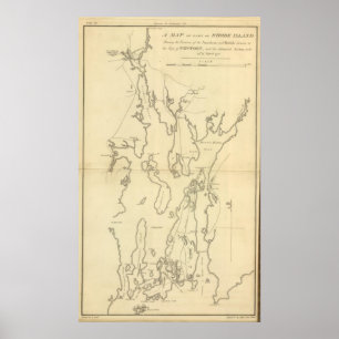 Siege of Newport, Rhode Island Poster